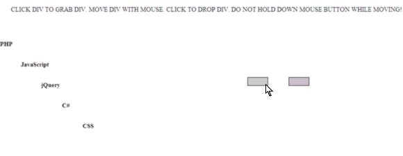 Grab and Drop, Not Drag and Drop